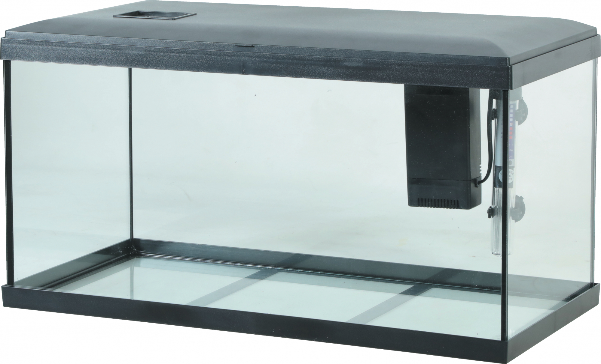 Kit aquarium INITIO 60 cm - 54L - Noir