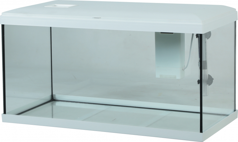 Kit aquarium INITIO 60 cm - 54L - blanc