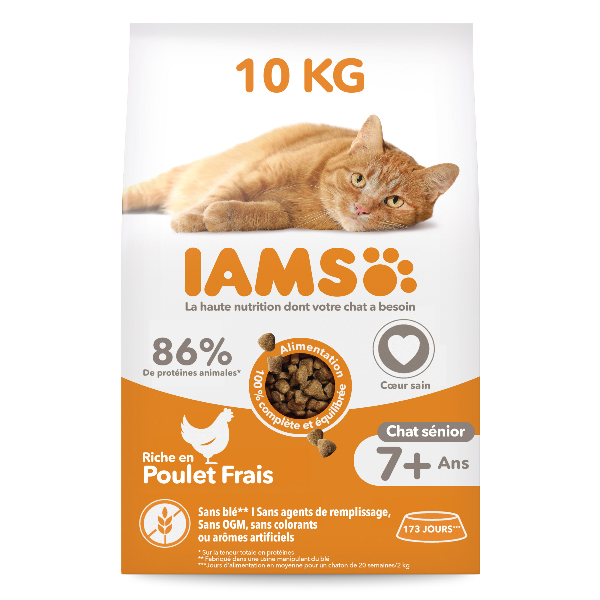 IAMS Advanced Nutrition Senior Pollo fresco pienso para gatos mayores