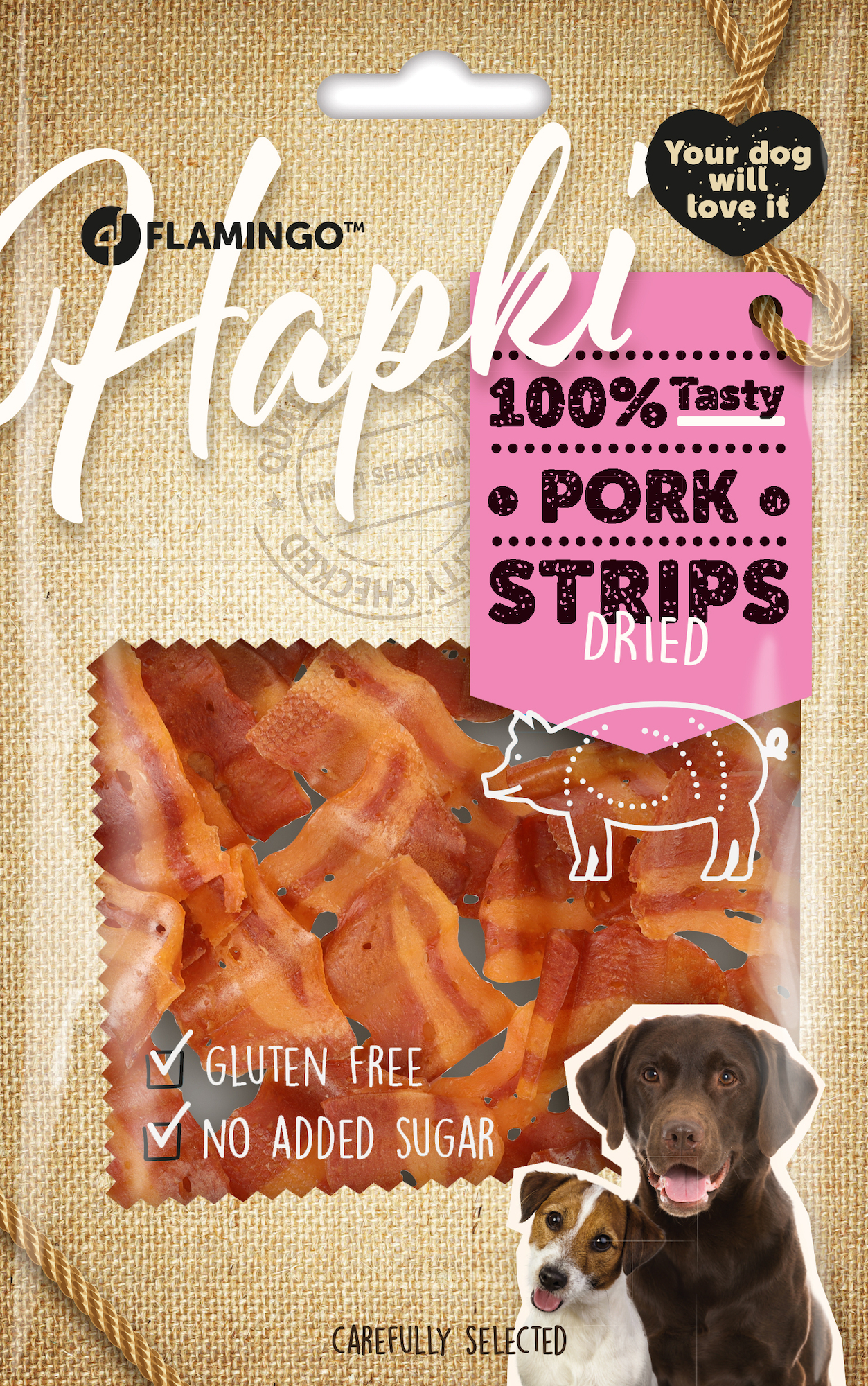 Friandise Hapki bacon pour chien