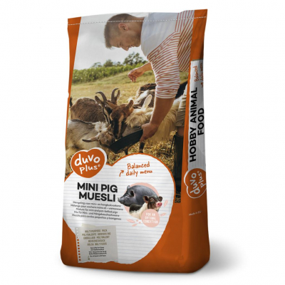 Duvo+ Mini Pig Muesli Alimento para porcos vietnamitas e porcos anões