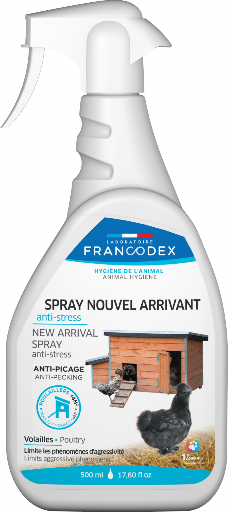Francodex Spray Anti-Stress para Novos Chegados
