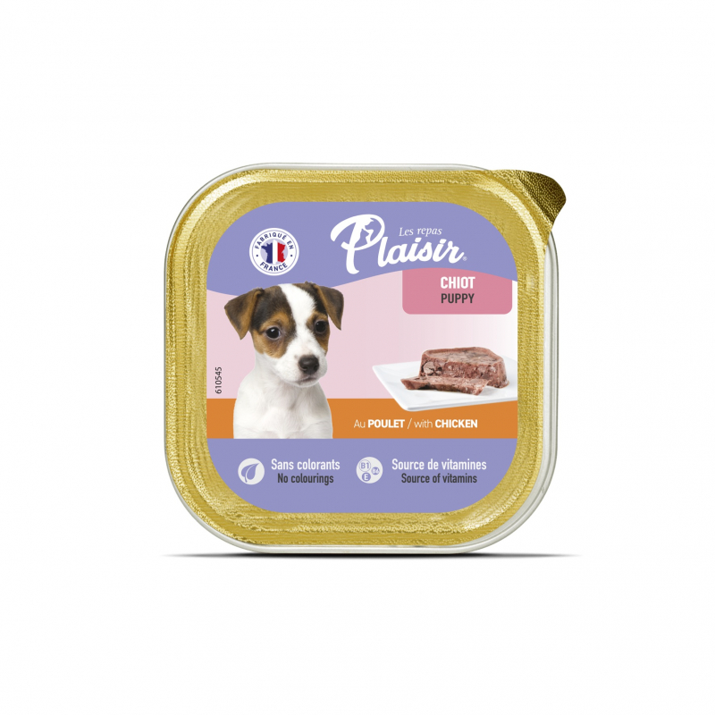 Repas Plaisir Pâtée pour chiots au poulet