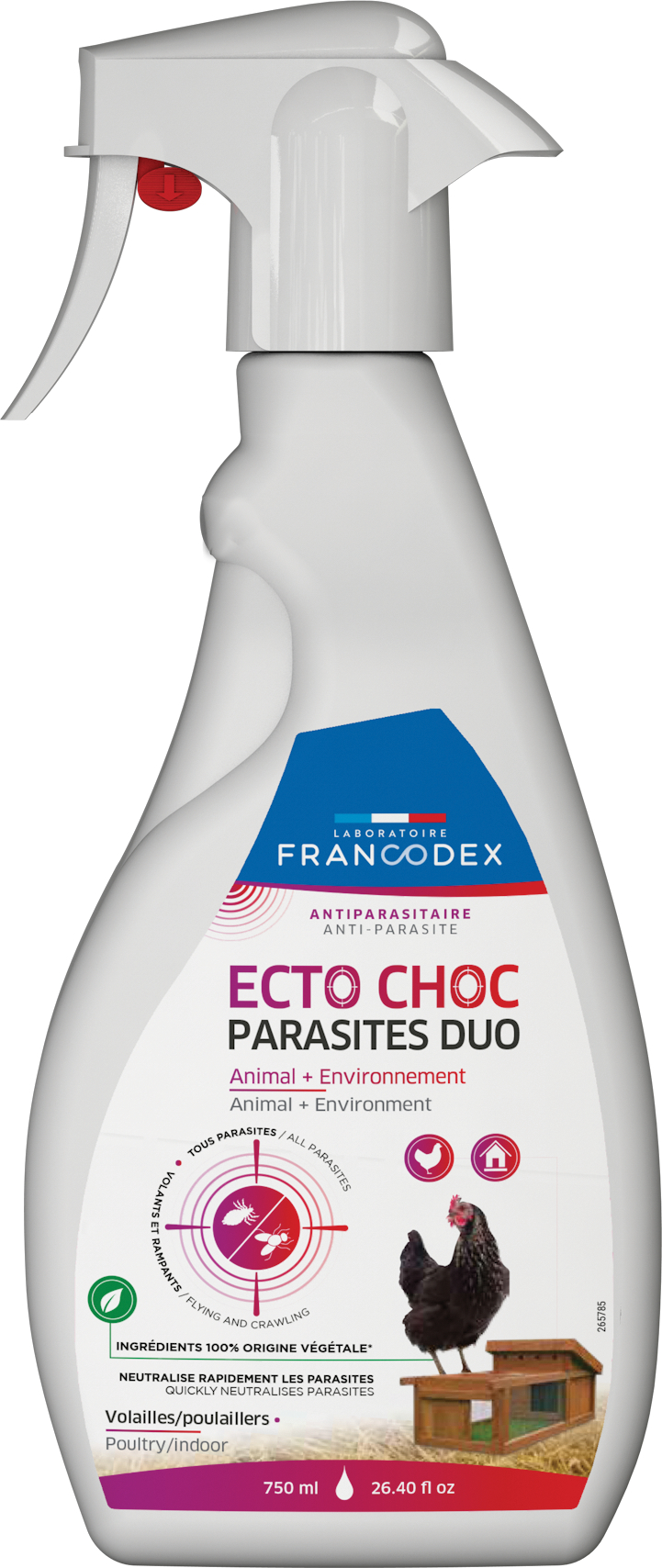 Francodex Spray Ectochoc Parasieten Duo