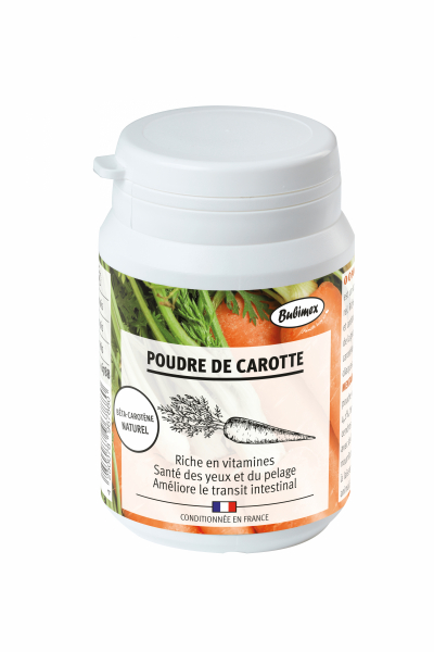 BUBIMEX Poudre de carotte pour chien et chat