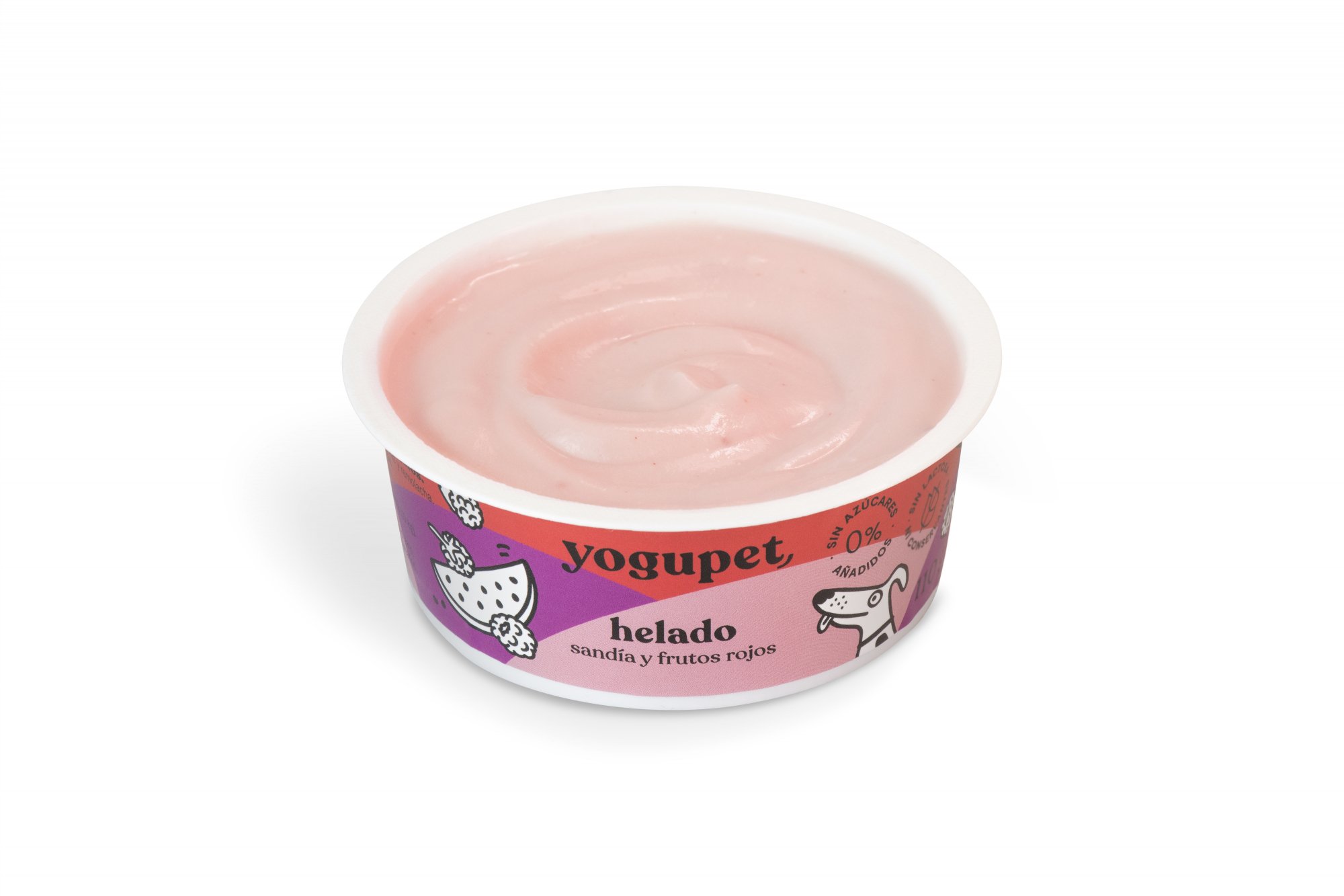 Yogupet Crème glacée aux fruits rouges pour chat et chien