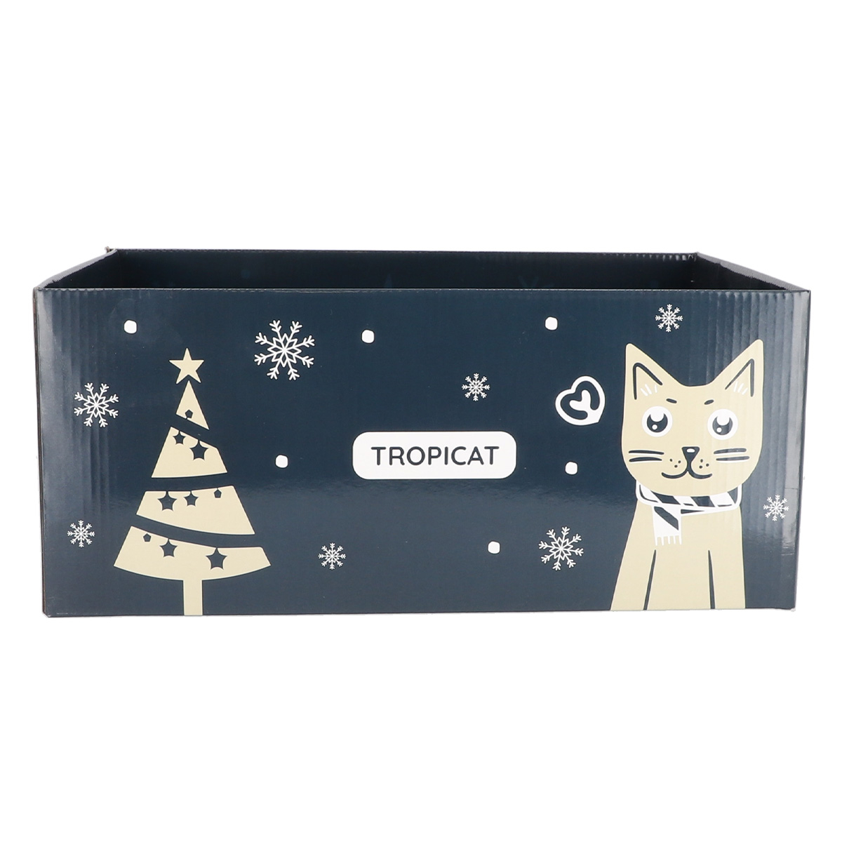 Griffoir pour chat en carton DIY Zolia TropiCat Hiver