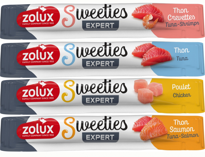 ZOLUX Petisco cremoso Sweeties - 4 sabores disponíveis