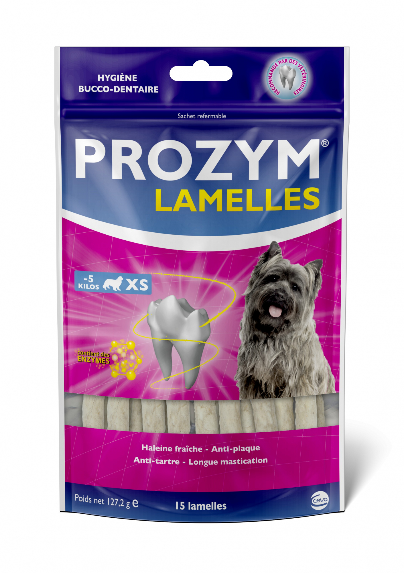 PROZYM Lamelles pour l'hygiène bucco-dentaire du chien