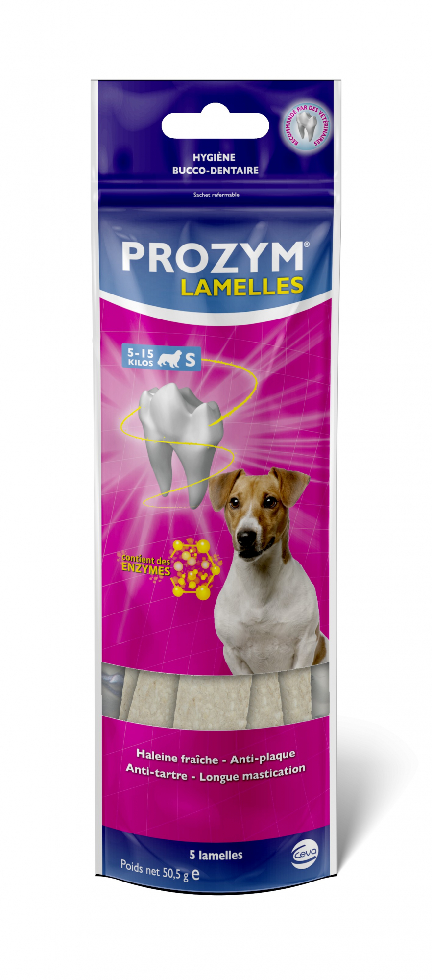 PROZYM Lamelles pour l'hygiène bucco-dentaire du chien