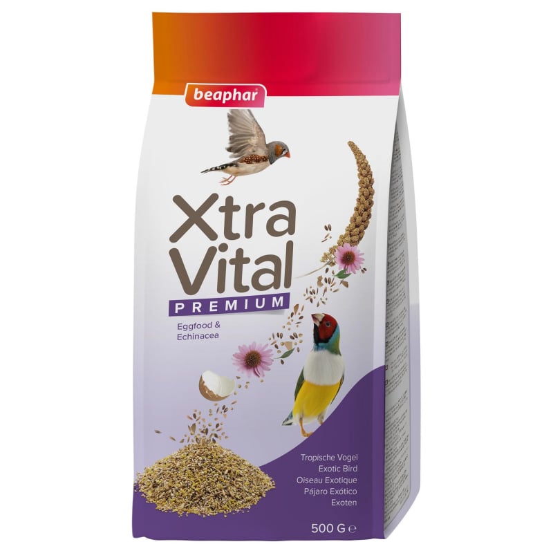 XtraVital Alimentação premium para pássaros exóticos