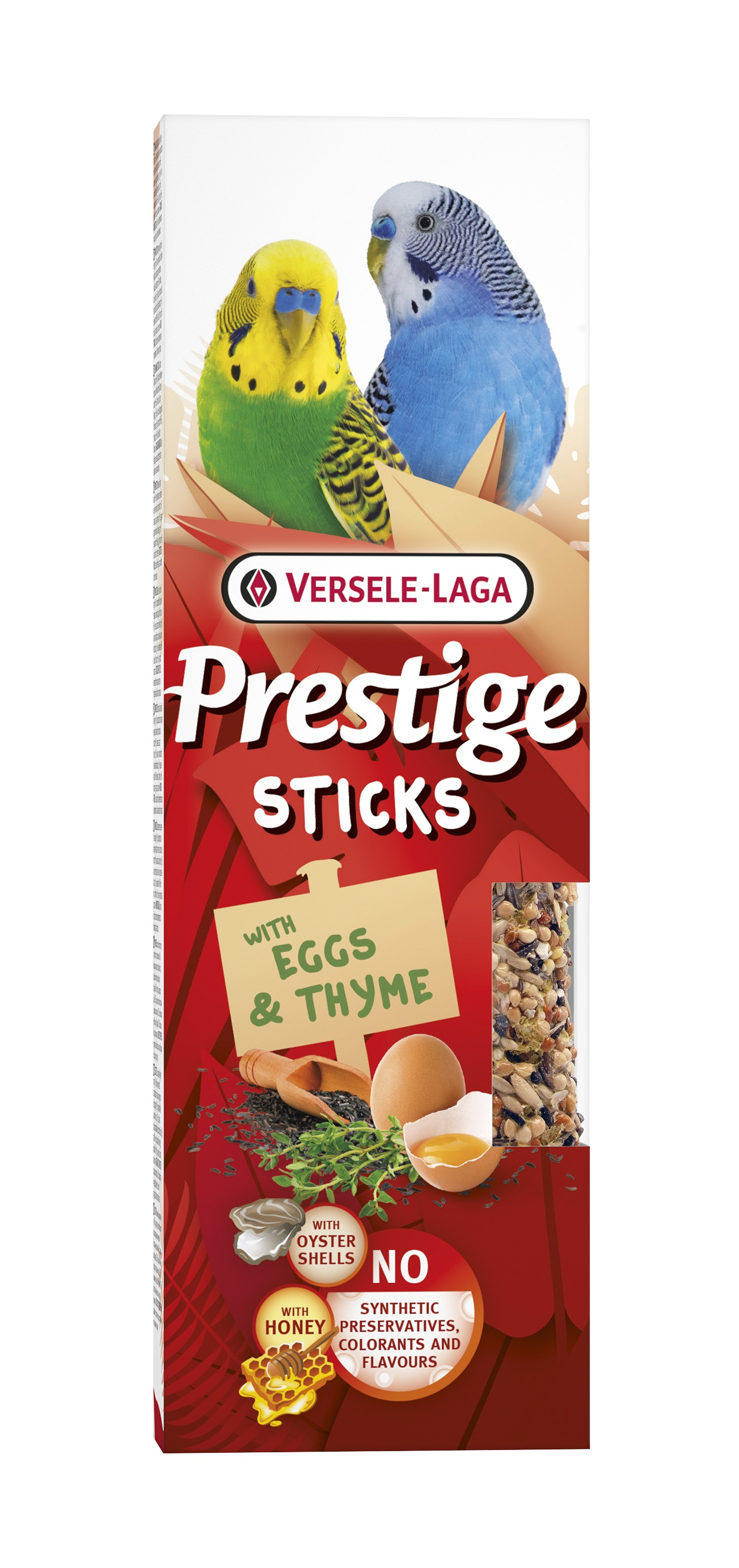 Sticks Petites Perruches avec Œufs & Thym