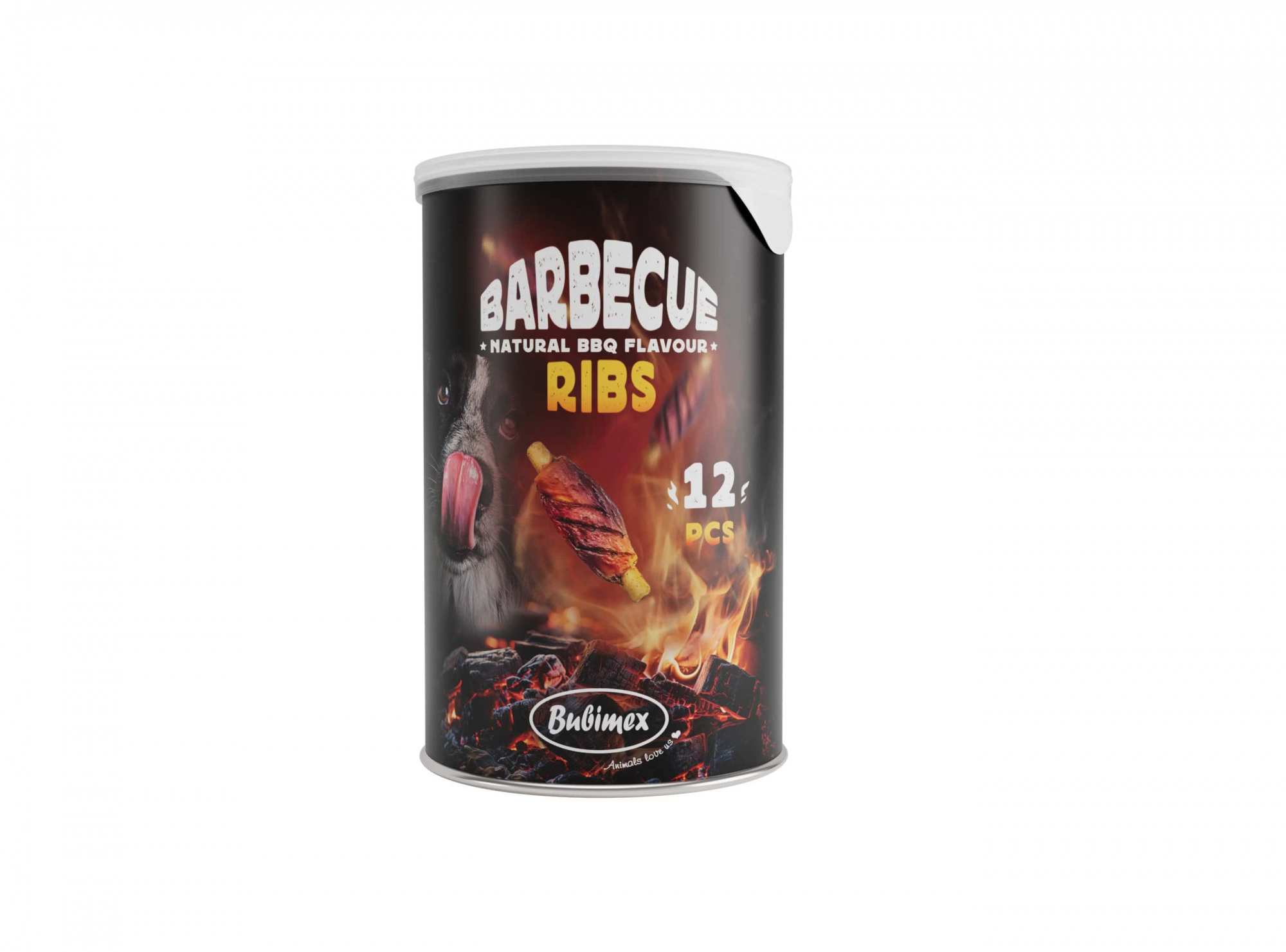 BUBIMEX Friandises Ribs goût BBQ pour chien