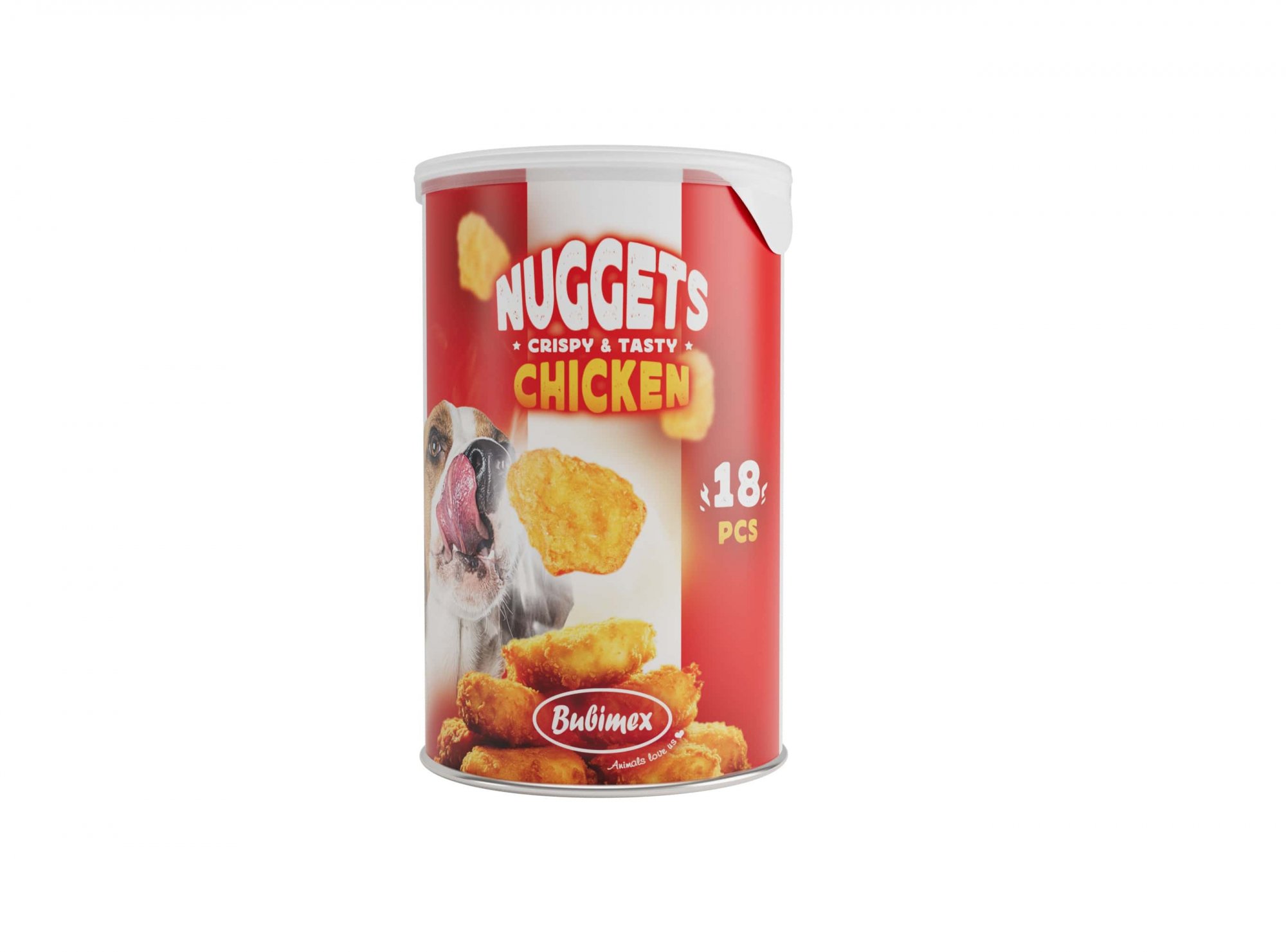 BUBIMEX Friandises Chicken Nuggets pour chien