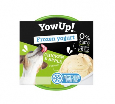 IJshondenyoghurt Yow Up! kip en appel