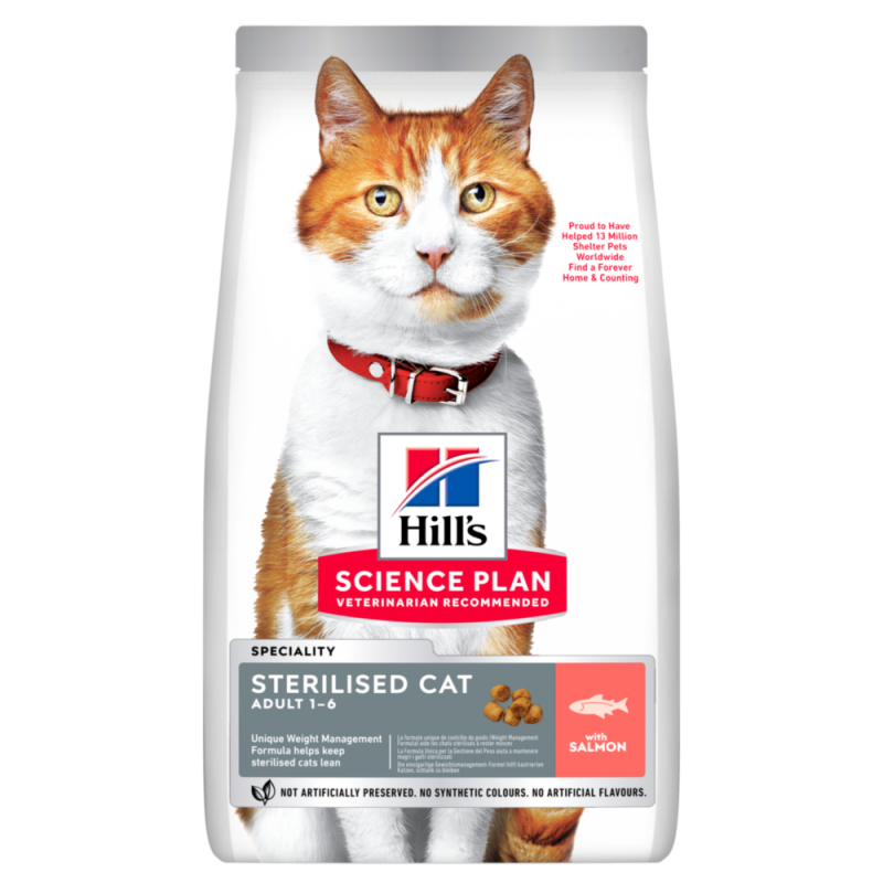 HILL'S Science Plan Adult Sterilised Cat kastrierte Katze mit Lachs