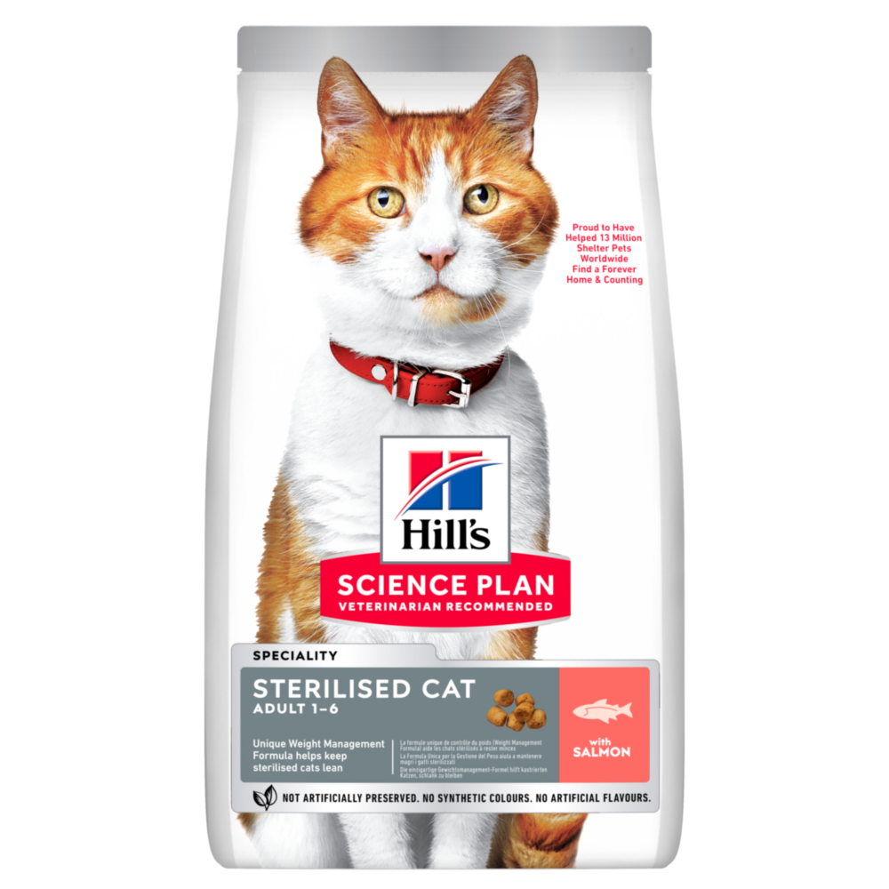 HILL'S Science Plan Adult Sterilised Cat pour chat stérilisé au saumon