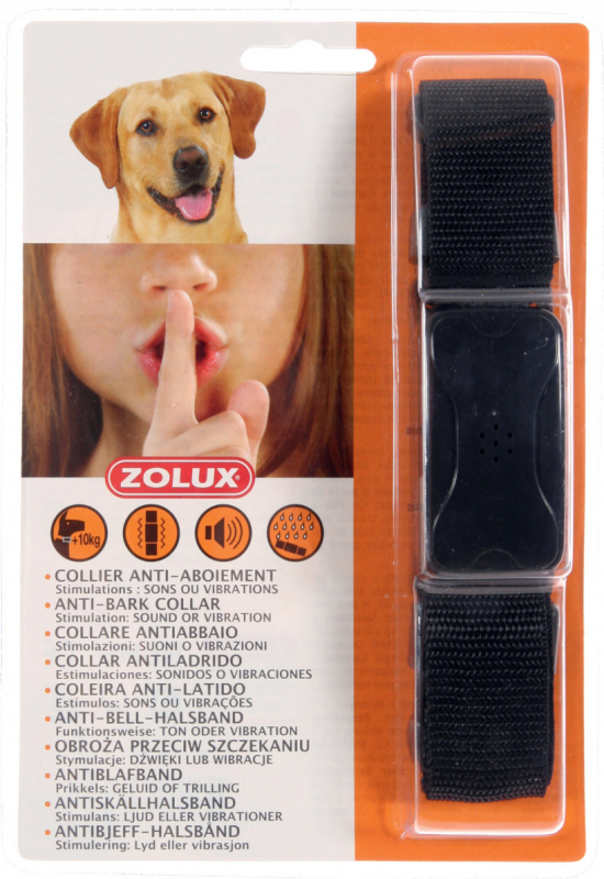 Collier anti-aboiement stimulation Zolux - Sons ou Vibrations