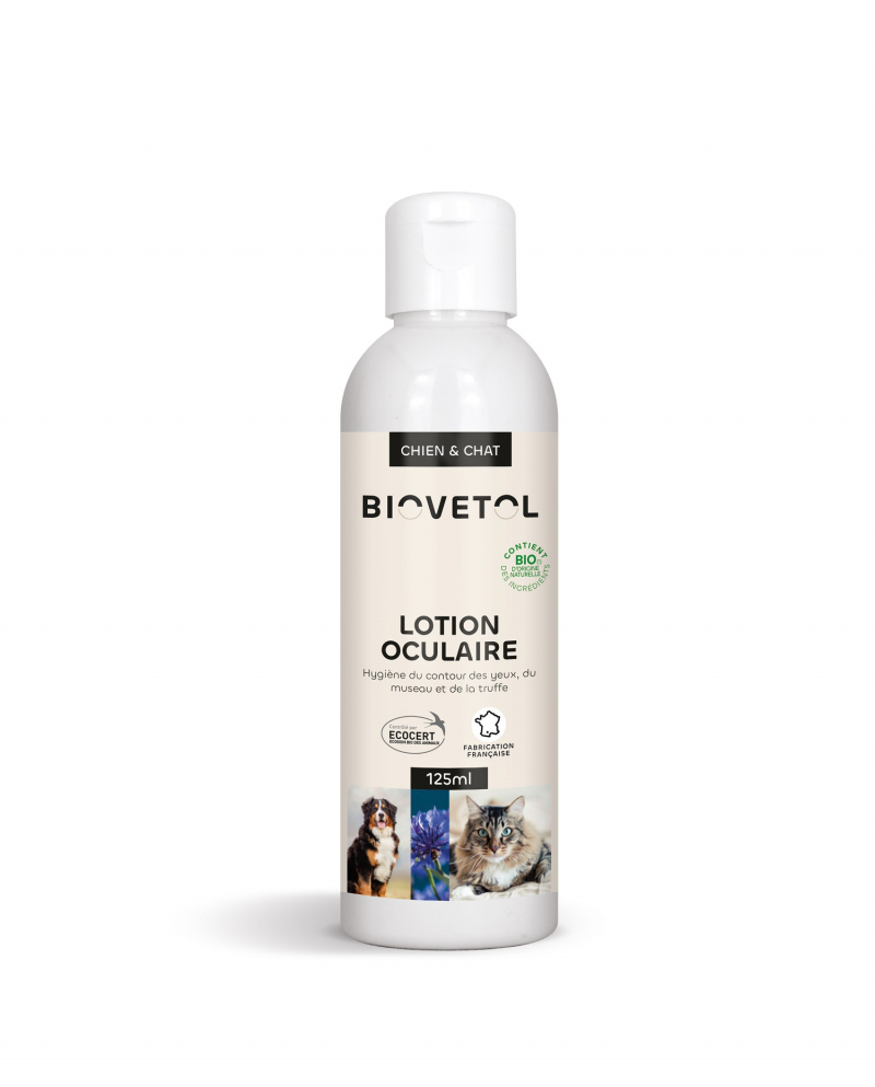 BIOVETOL Bio-Augenlotion für Hunde und Katzen 