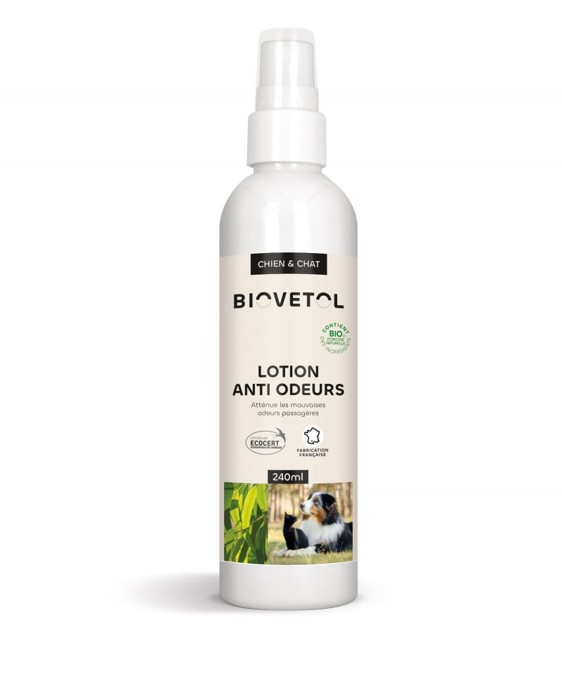 BIOVETOL Lotion anti-geur Bio voor hond en kat