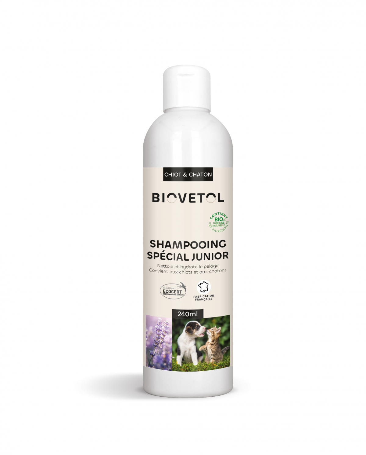 BIOVETOL Shampooing junior bio pour chaton et chiot