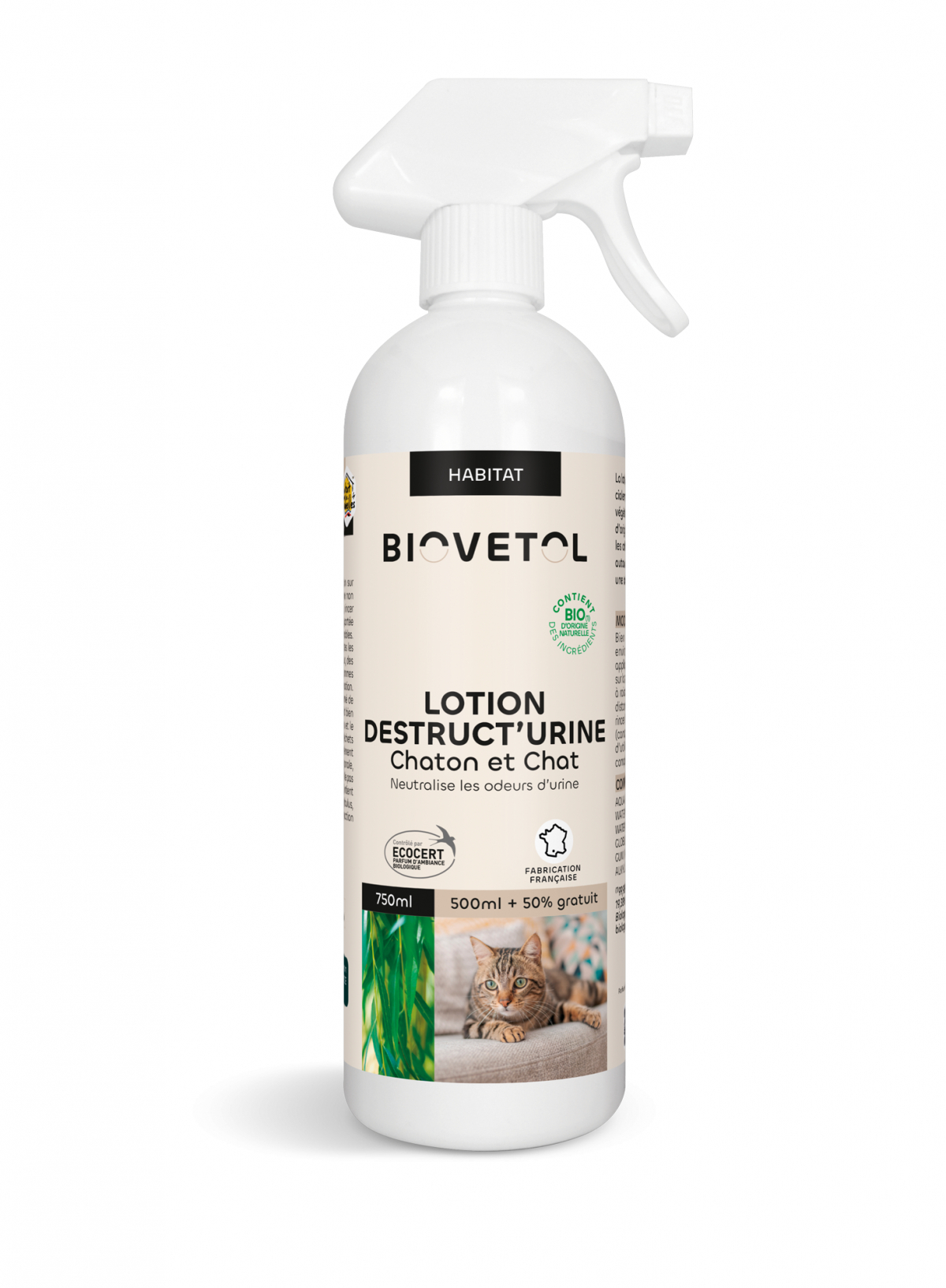 BIOVETOL Loção Destruct'Urine bio para gato