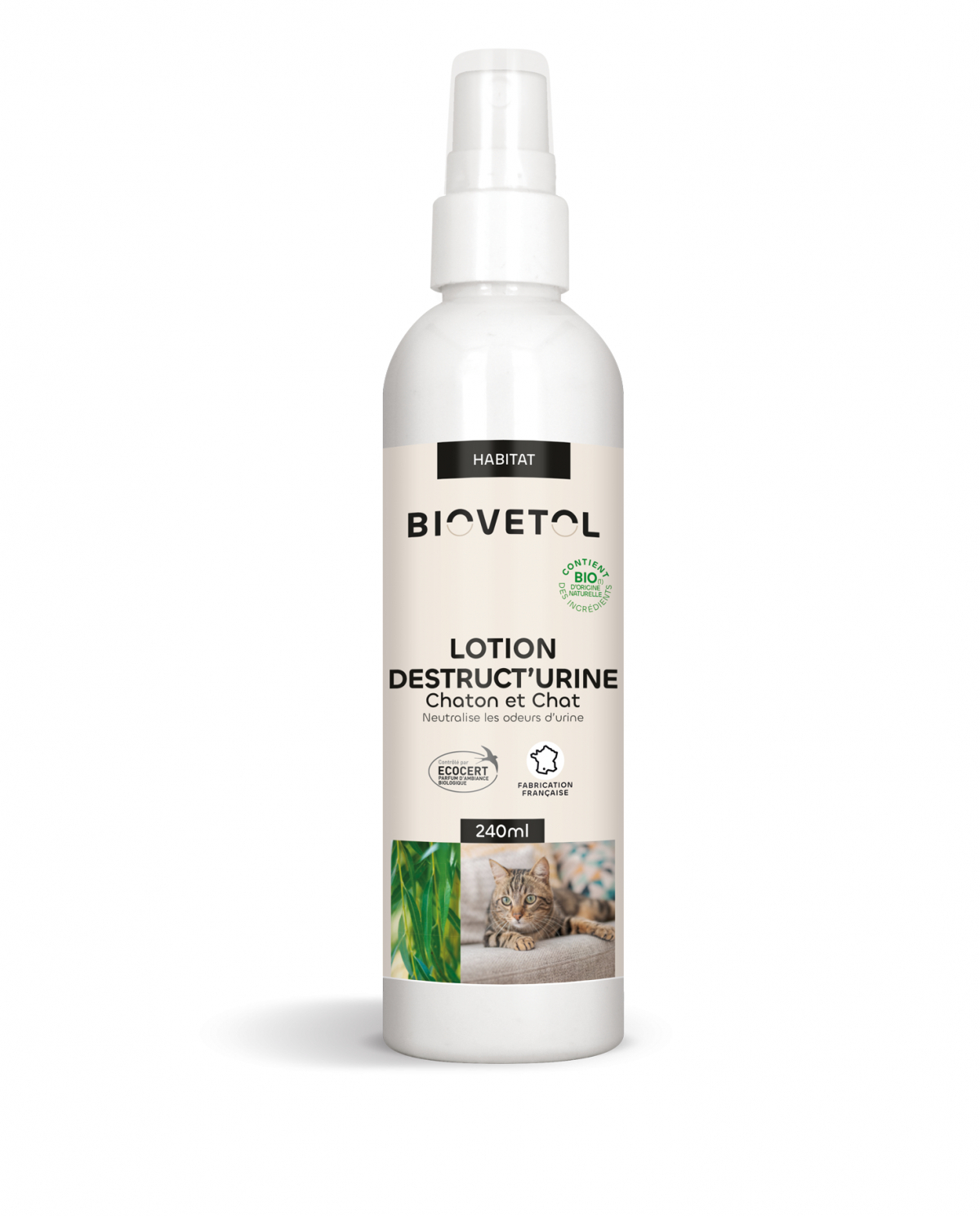 BIOVETOL Lotion Destruct'Urine bio voor katten