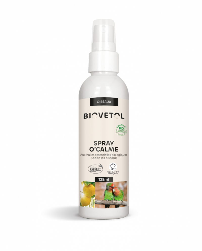 BIOVETOL Lotion o'calme bio pour oiseaux