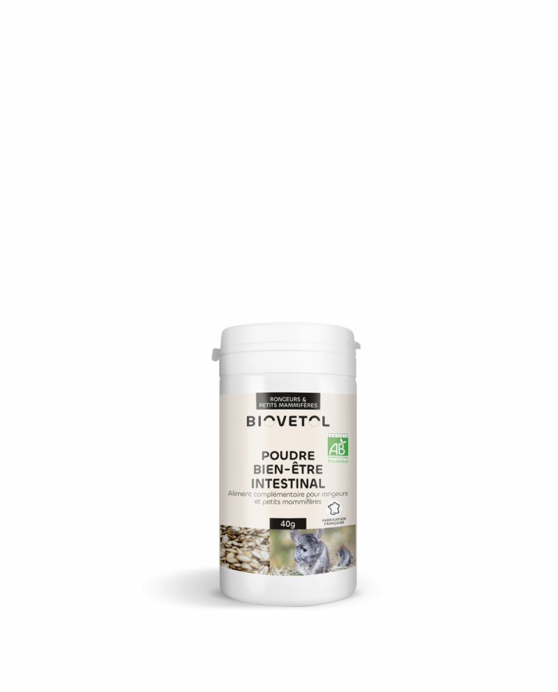 BIOVETOL Polvo de higiene intestinal orgánico para roedores