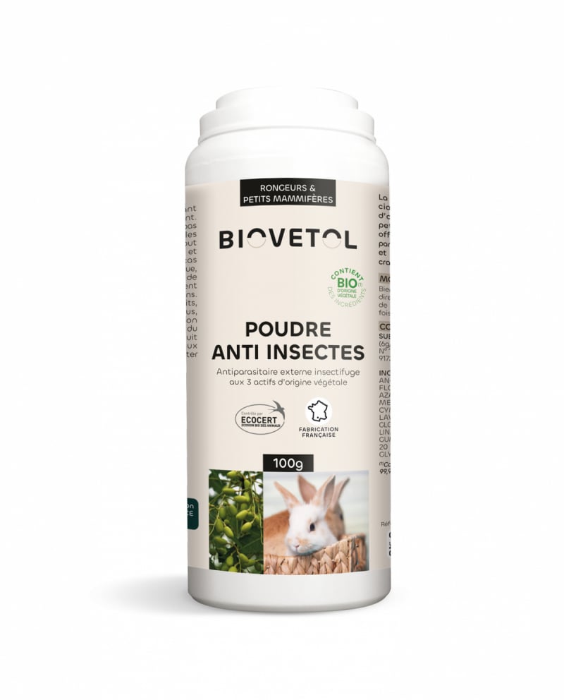 BIOVETOL Poudre anti-insectes bio pour rongeurs