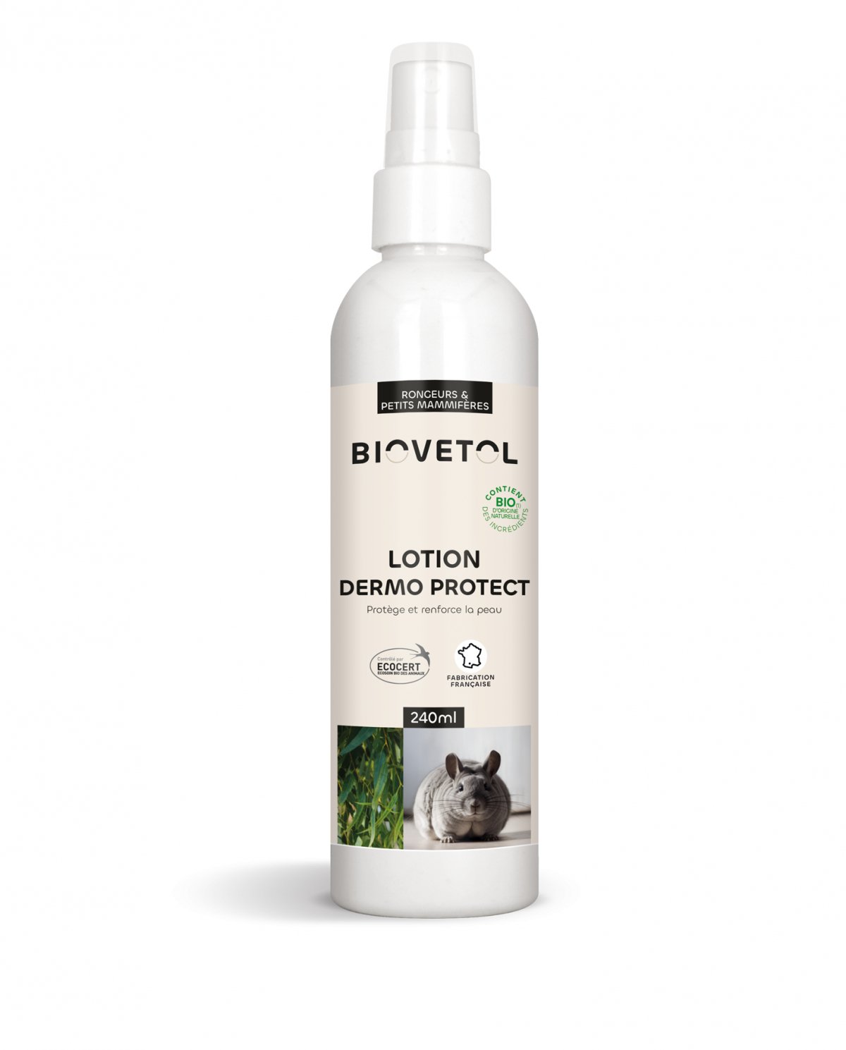 BIOVETOL Lotion Dermo'Protect bio pour rongeurs