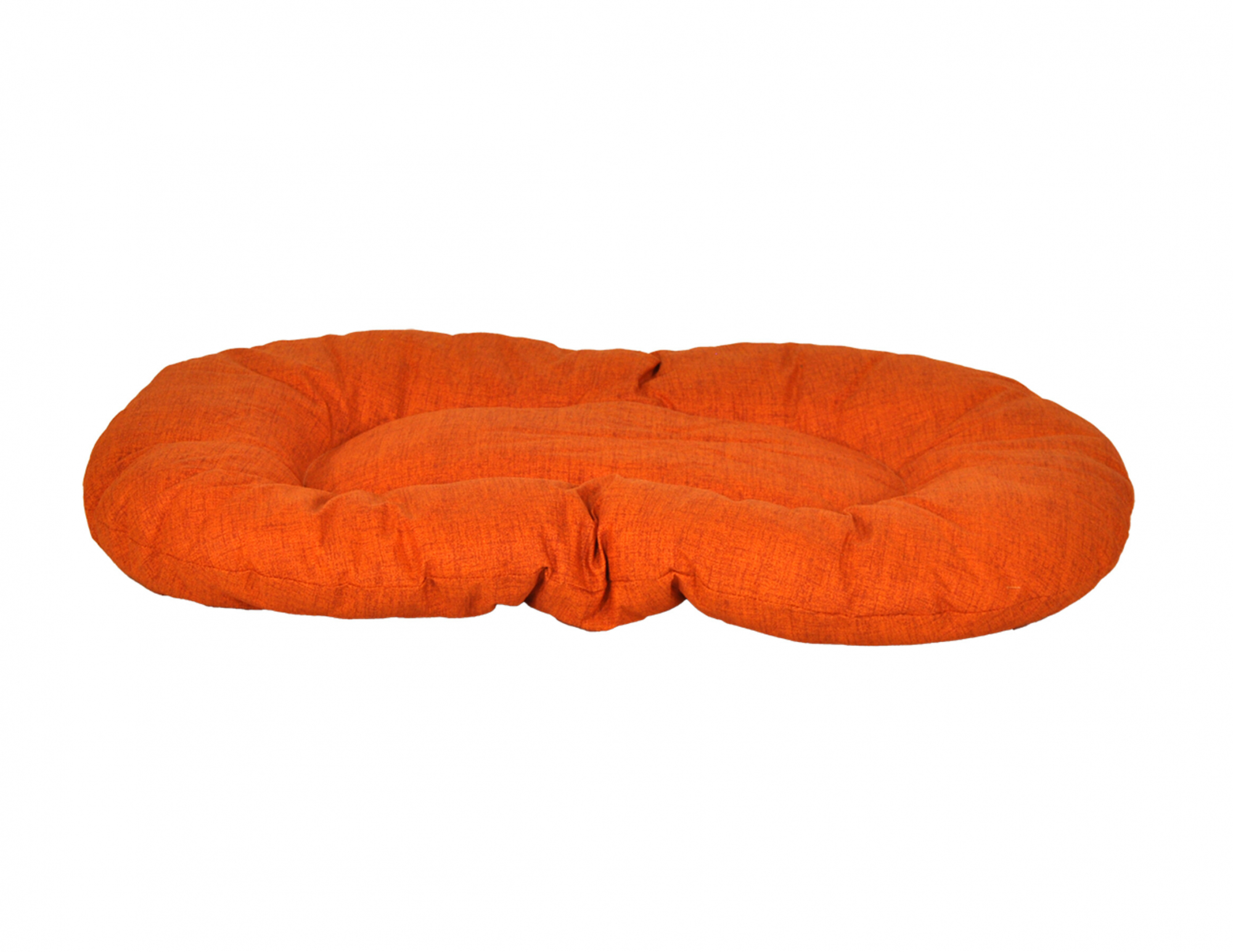 Coussin ovale Adelle ocre pour chien et chat - Plusieurs tailles disponibles