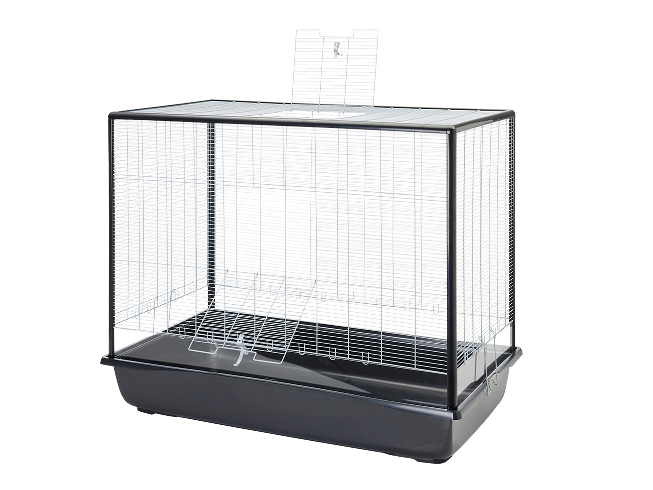 Cage pour rongeur - 118 cm - Argus 120 KD argent/noir