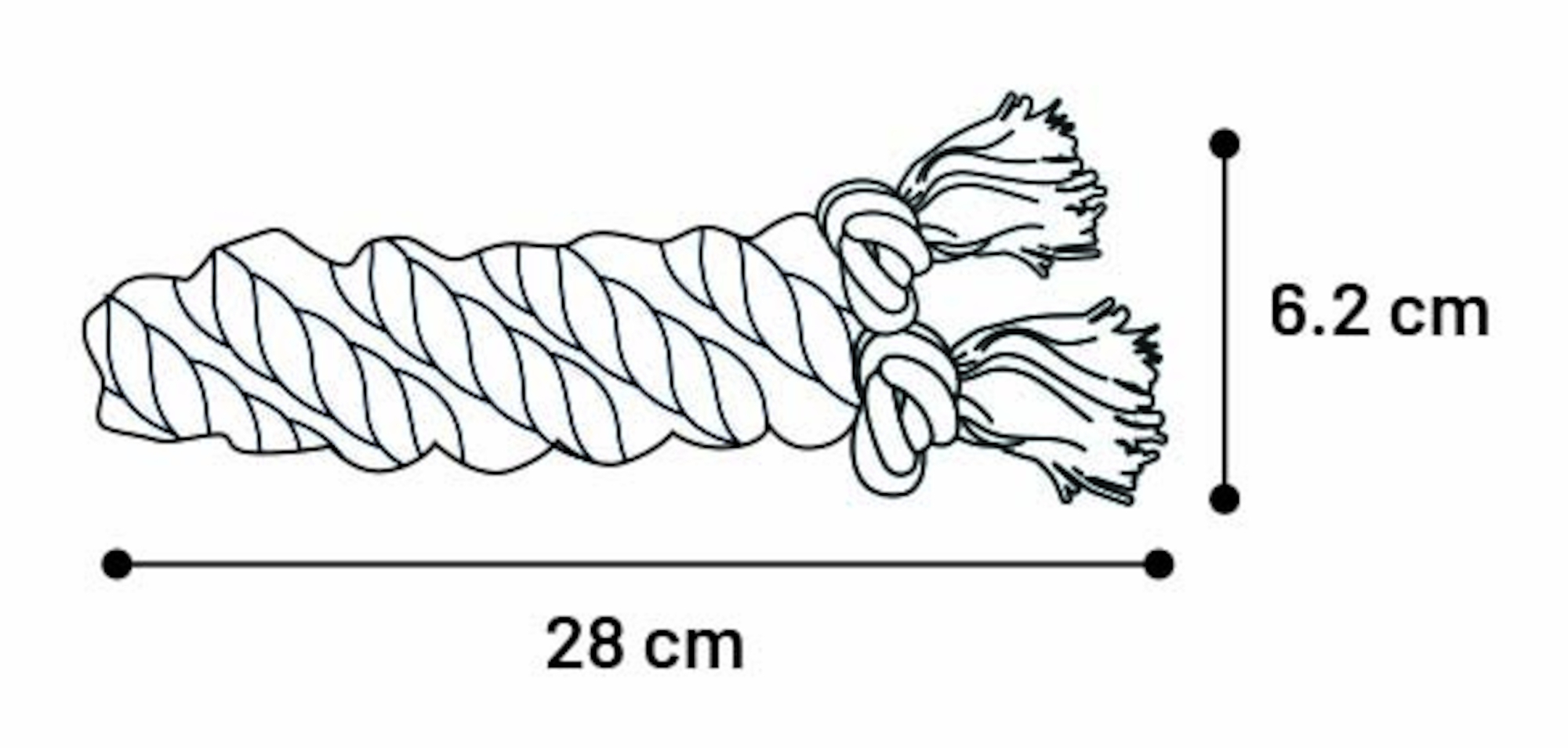 Natürliches Hanfseil-Zugspielzeug