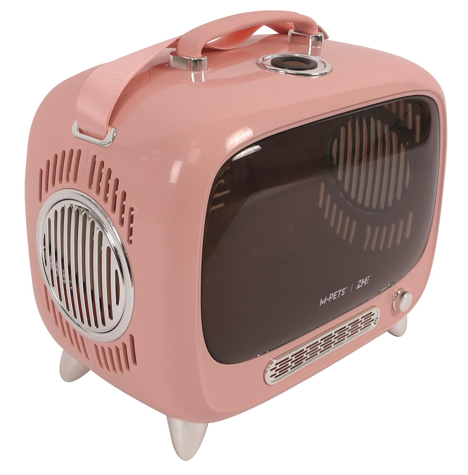 Cage de transport Sixties TV pour chien et chat