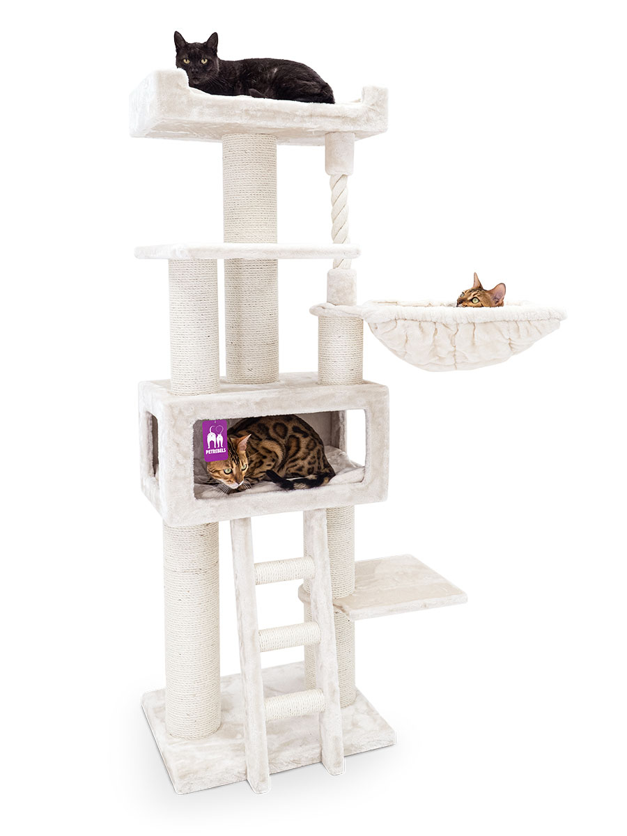 Árbol para gatos XXL Parklane crema - 175cm