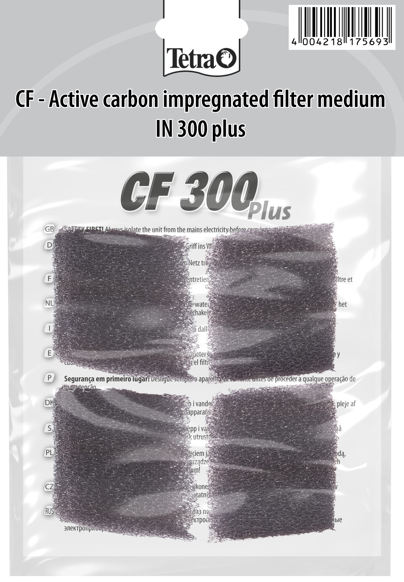 Spugna di filtrazione al carbone CF300 Plus