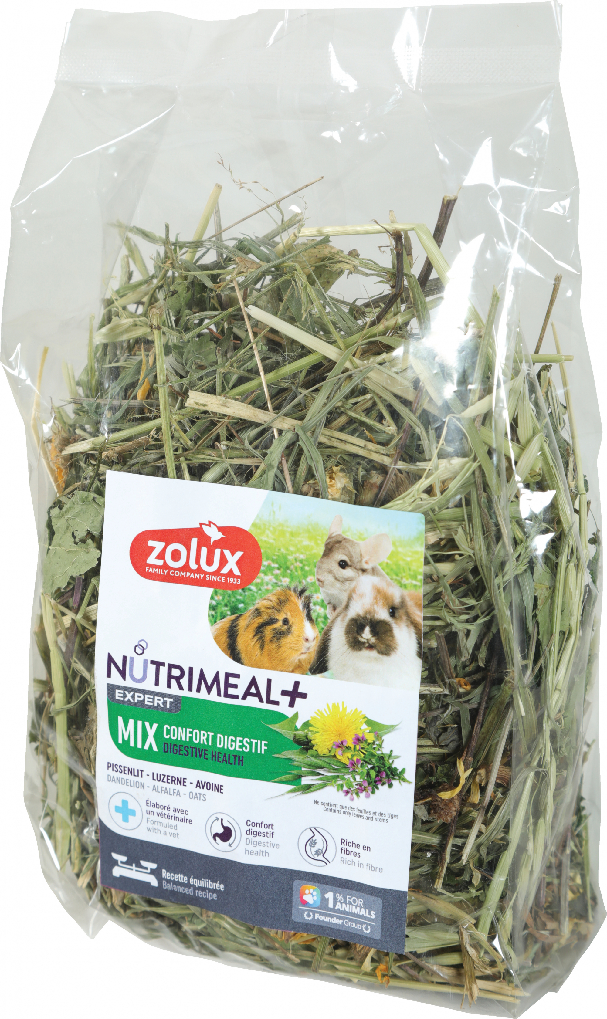 Zolux Nutrimeal Mistura de plantas mix conforto digestivo