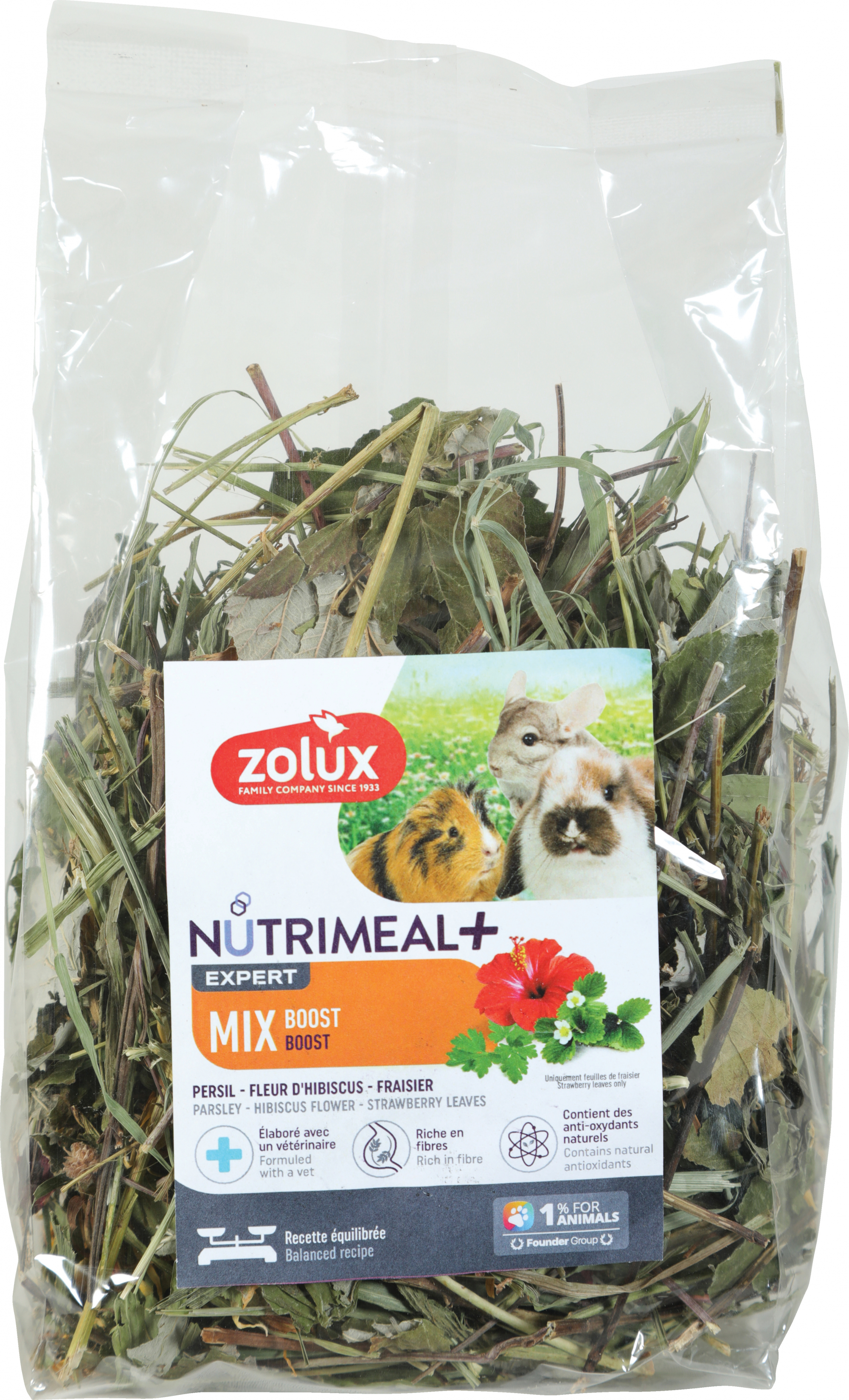 Zolux Nutrimeal Mélange de plantes mix boost énergie