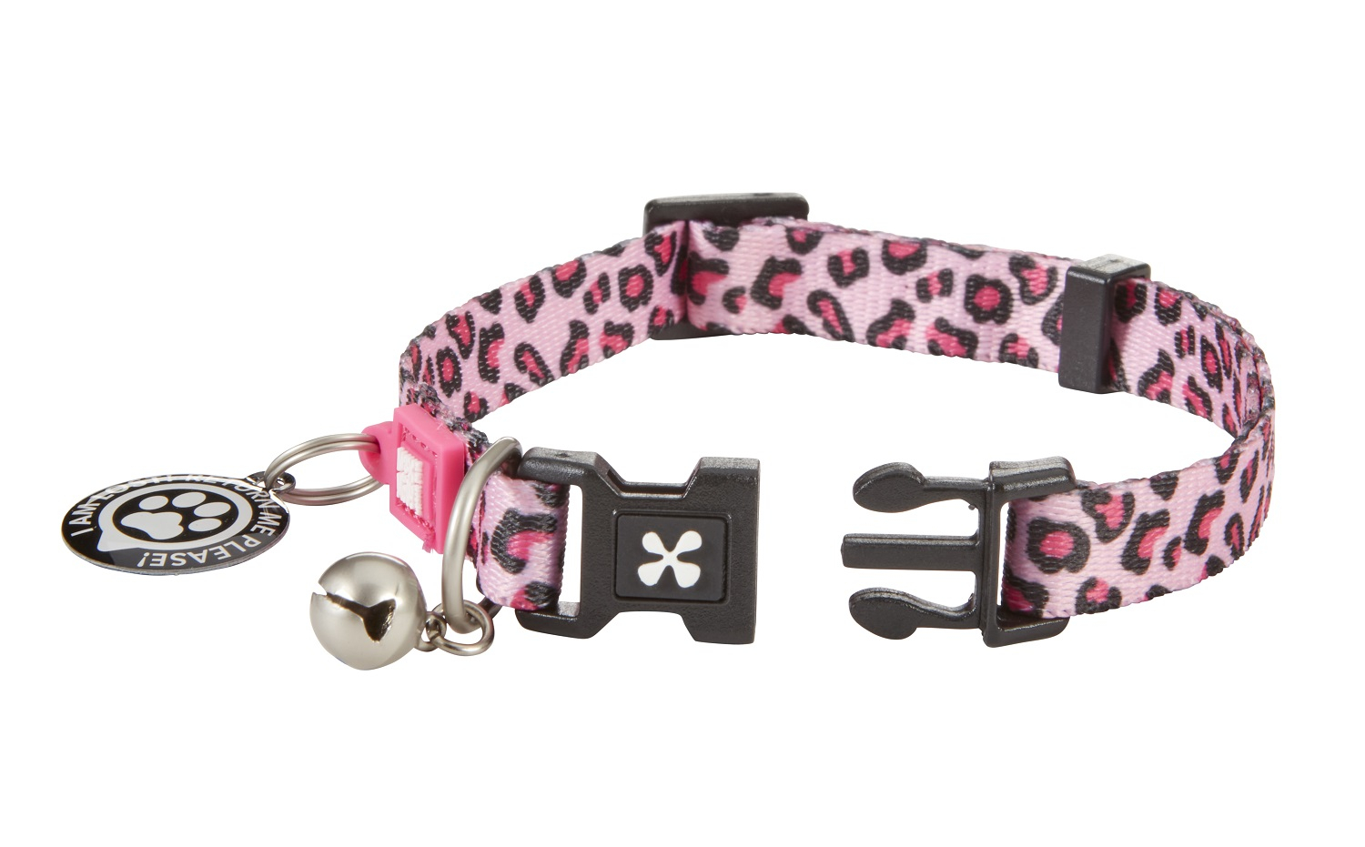 Max & Molly Collier pour chat Smart ID - Leopard Pink