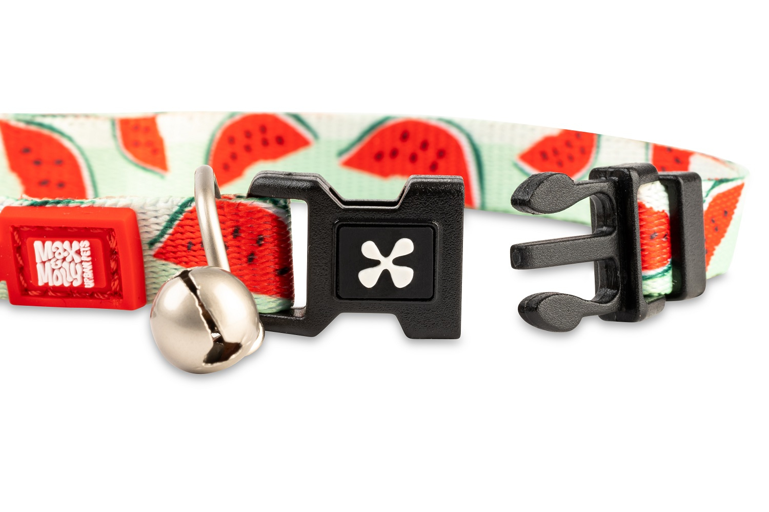 Max & Molly Collier voor katten Smart ID - Watermelon