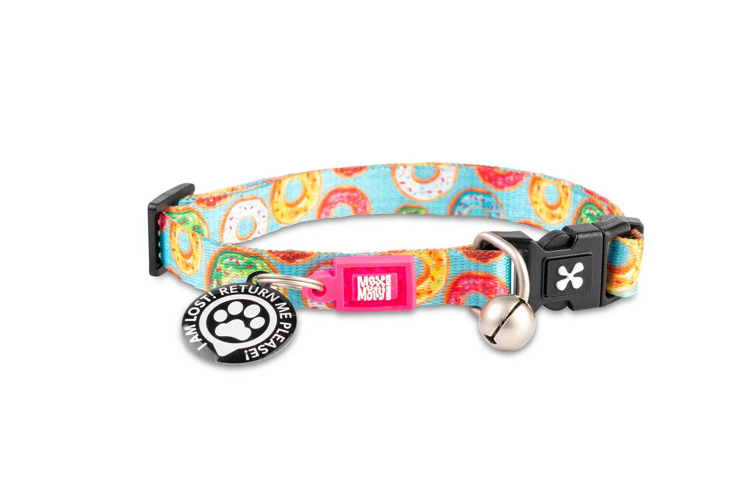 Max & Molly Collar para gatos Smart ID - Donuts