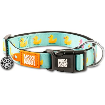 Max & Molly Halsband voor honden met Smart ID Tag - Ducklings