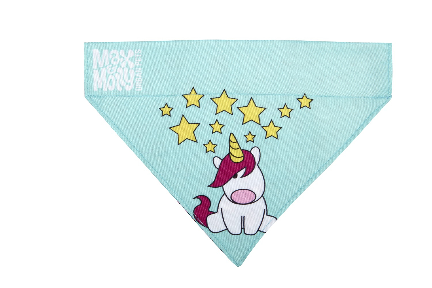 Max & Molly Bandana para perro - Unicornio