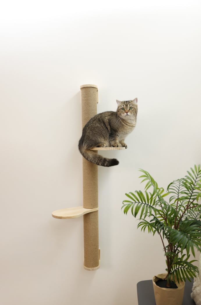 KERBL Arbre à chat Mural - 127 cm - Timber