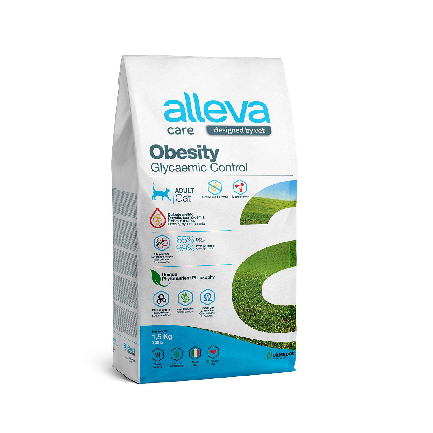 ALLEVA Care Obesity Glycemic Control voor volwassen katten