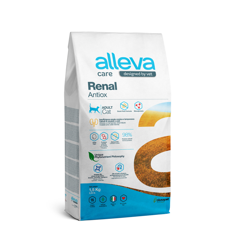 ALLEVA Care Renal Antiox para gato adulto 