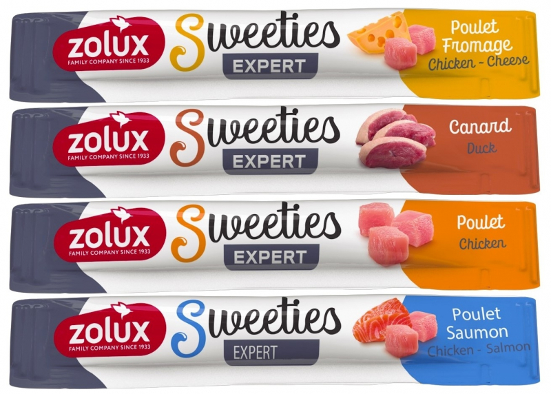 ZOLUX Petiscos cremosos Sweeties para cachorro - 4 sabores disponíveis