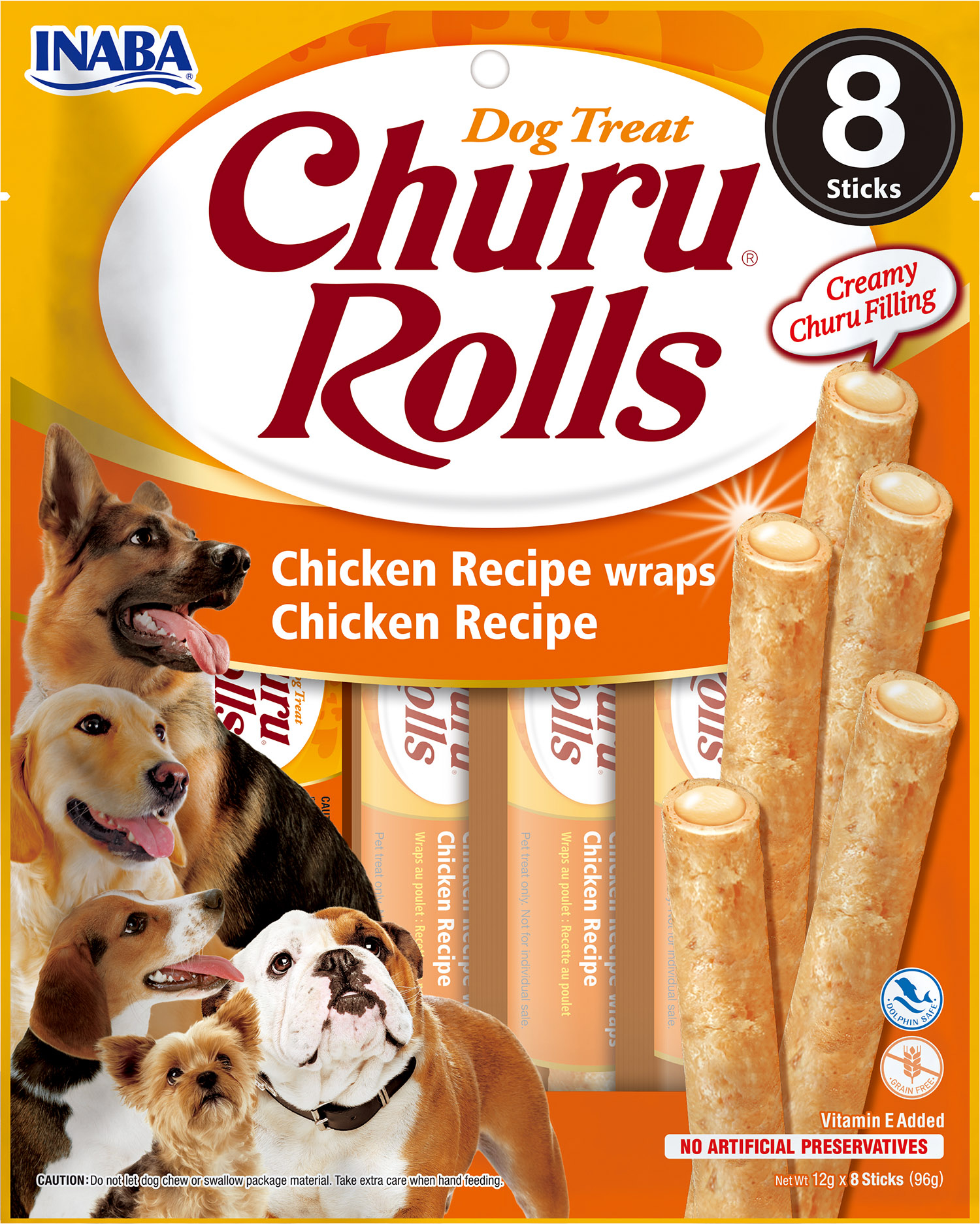 CIAO CHURU Rolls pollo para perro