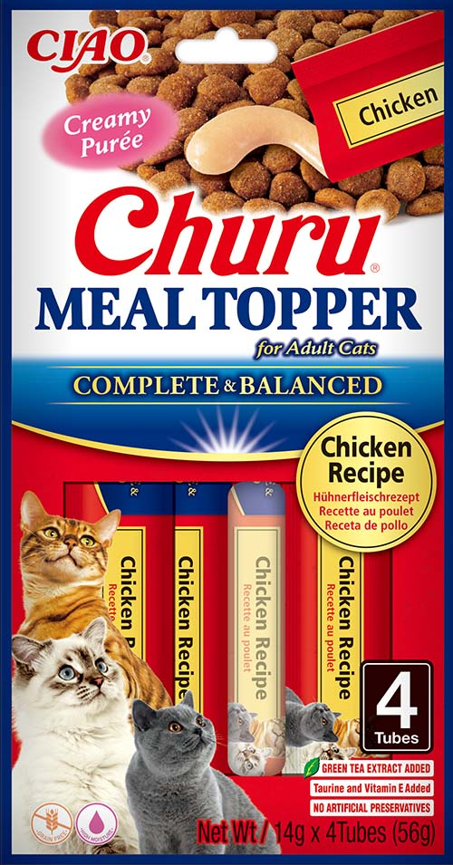 CIAO CHURU Topper au poulet pour chat